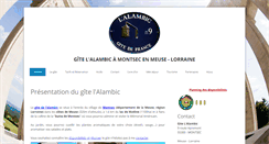 Desktop Screenshot of gite-alambic.com